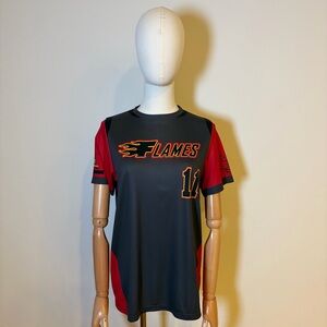 Alleson Athletic Youth Large Flames Soccer Jersey #11 MacIsaac